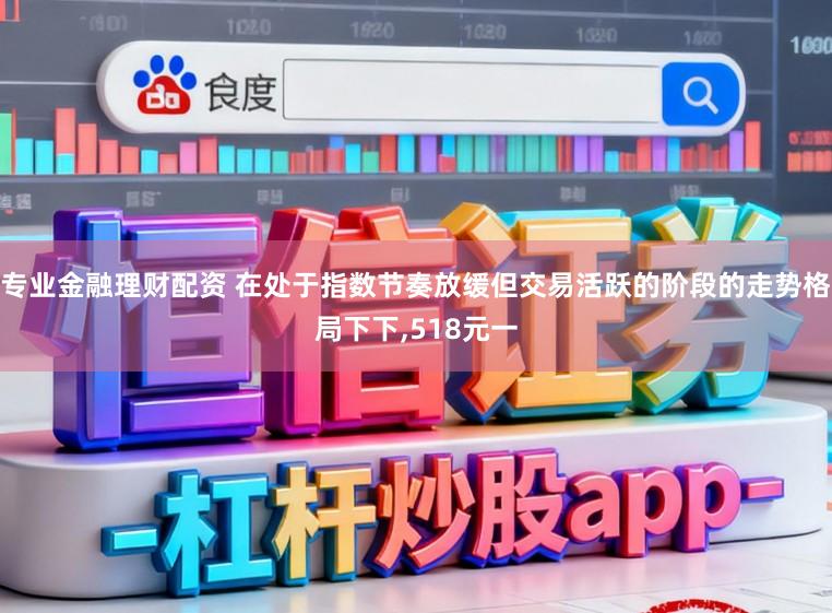 专业金融理财配资 在处于指数节奏放缓但交易活跃的阶段的走势格局下下,518元一