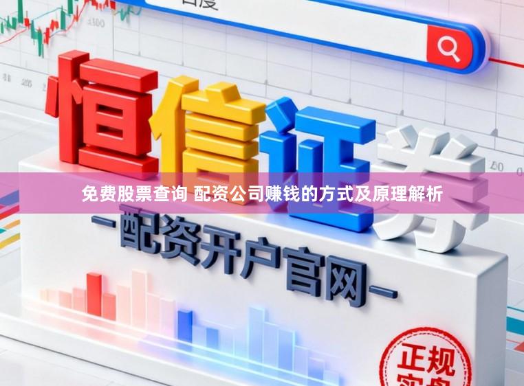 免费股票查询 配资公司赚钱的方式及原理解析